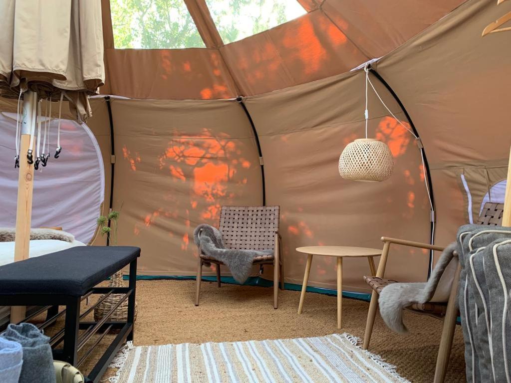Romantic Luxus Glamping 3 Idestrup Exteriör bild